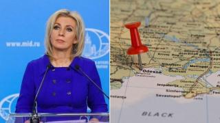 Захарова: Руски ракети са унищожили военна инфраструктура в пристанището на Одеса