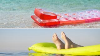 Румънче стигна по море близо до България върху надуваем дюшек