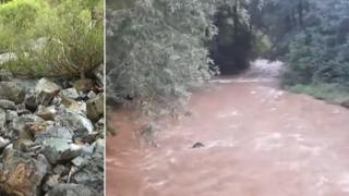 Загадъчно изчезналата река край Своге се завърна (видео)
