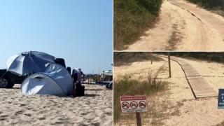 Отново джип на защитени пясъчни дюни, водачът искал да свали джета си (видео)