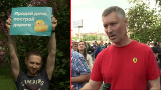 Арестуваха виден руски опозиционер за "дискредитиране" на армията (видео)