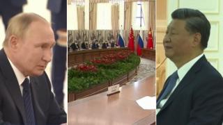 Какво си казаха Путин и Си Дзинпин на срещата в Узбекистан (видео)