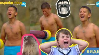 Касим проглуши участници и зрители с викове като сирена (видео)