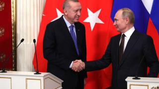 Ердоган прие предложението на Путин за газов хъб (видео)
