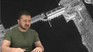 Украйна обвини Русия, че се готви да взриви язовир във ВЕЦ (видео)