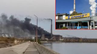 ТЕЦ "Брикел" отново бълва черен дим, няма кой да спре замърсяването (видео)