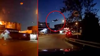 Появиха се кадри от падането на руския изтребител Су-34 в Ейск (видео)