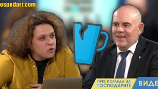 Гешев чупи чаша в интервю при Полина Паунова (видео)