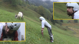 Мъж заживя като козел, за да си почине от стреса при хората (видео)