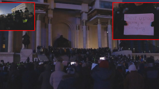 Гражданите на Улан Батор протестират при -30 градуса (видео)