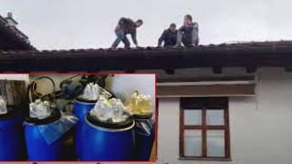 Мъж заплаши, че ще се самоубие - посегнали на ракията му (видео)