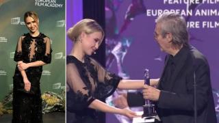 Мария Бакалова бе част от церемонията на Европейските филмови награди (видео)