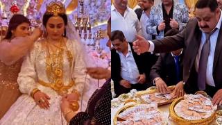 На ромска сватба: три подноса с пари за младите и корона за булката (видео)