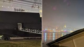 Плаващ нощен клуб в Белград потъна по време на новогодишен купон (видео)