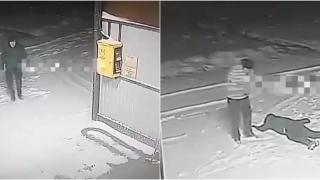 Нагъл крадец се прави на умрял, за да не го хванат (видео)