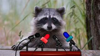 Енот опита да стане член на мексикански градски съвет (видео)