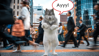 Може ли костюм на вълк за 21 000 евро да ти помогне да забравиш, че си човек? (видео)