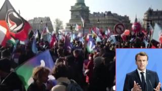 Хиляди хора във Франция продължават да протестират срещу пенсионната реформа на Макрон (видео)