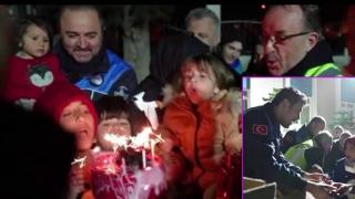 Спасено от земетресенията 5-годишно дете получи специална изненада за рождения си ден (видео)
