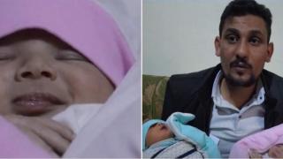 Роденото под руините сирийско момиченце вече има нов дом (видео)