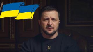 Зеленски по случай годишнината от войната в Украйна: Ще победим всички! (видео)
