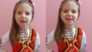 Патриотичен поздрав от 5-годишната Аделина от Варна (видео)