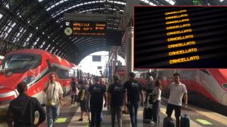 Железопътният транспорт в Италия организира национална стачка