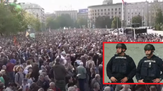 Десетки хиляди сърби на протест срещу насилието поискаха оставки на политиците (видео)