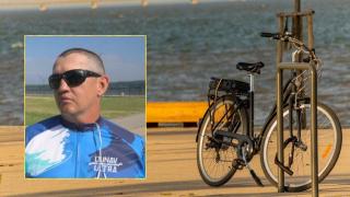 Незрящ мъж изминава 740 км на колело край Дунав (видео)