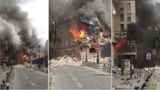 Взрив е избухнал край Сорбоната в Париж (видео)