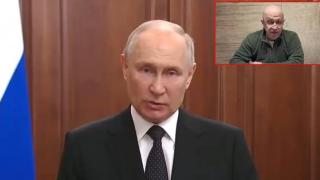 Кремъл пусна първо видеоизявление на Путин след бунта на "Вагнер" (видео)