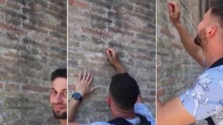 Обществен гняв в Италия заради издълбани „Иван“ и „Хейли“ на Колизеума (видео)
