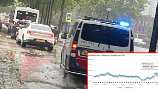 Бурята "Поли" предизвика най-силните ветрове от век насам в Амстердам - летището е блокирано (видео)