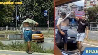 Варненец хвана в крачка просещи, твърдящи, че нямат ръка (видео)
