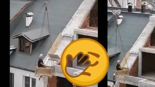 Вижте как безопасността на работното място НЕ е от значение (видео)