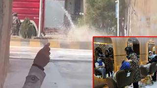 Афганистан извади водни оръдия срещу жени, протестиращи в защита на салоните за красота (видео)