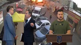 Руски атаки в Украйна часове преди визитата на Антъни Блинкен (видео)