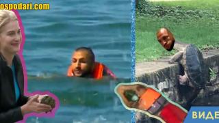 Сухоземната костенурка на министърката на туризма "изплува" в "Игри на волята" (видео)