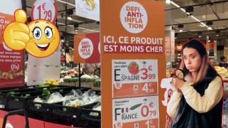 Магазини във Франция предупреждават със стикери за продукти с необосновано високи цени (видео)