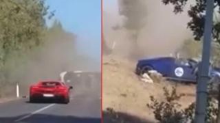 Двама швейцарци загинаха при сблъсък на "Ламборгини" и "Ферари" (видео)