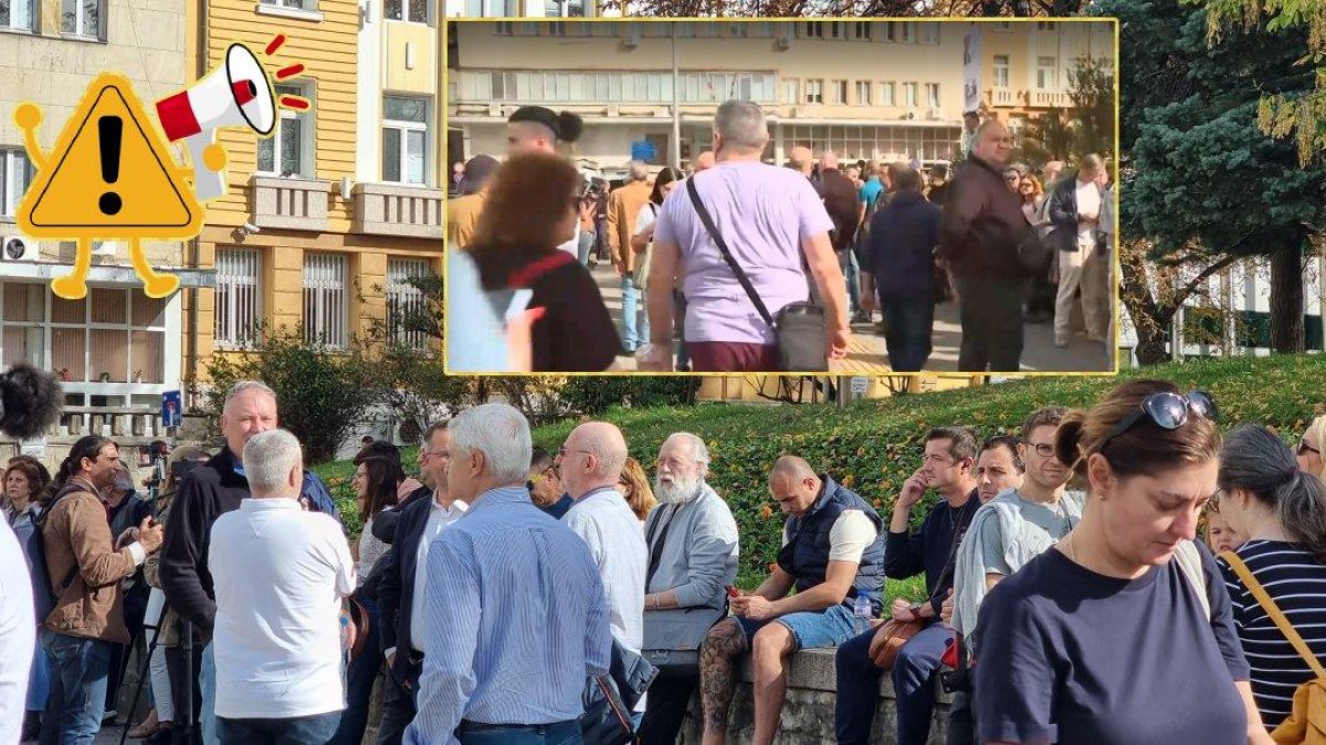 НА ЖИВО: Протеста срещу отмяната на машинното гласуване (видео)