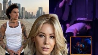 Руска TikTok сензация припадна на сцената, след като получи призовка от армията (видео)