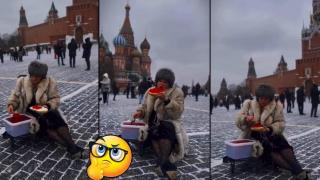 Рускиня бе арестувана след като си намаза филия с червен хайвер на Червения площад (видео)