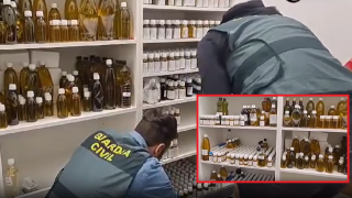 Фалшив зехтин от Испания и Италия залива пазарите