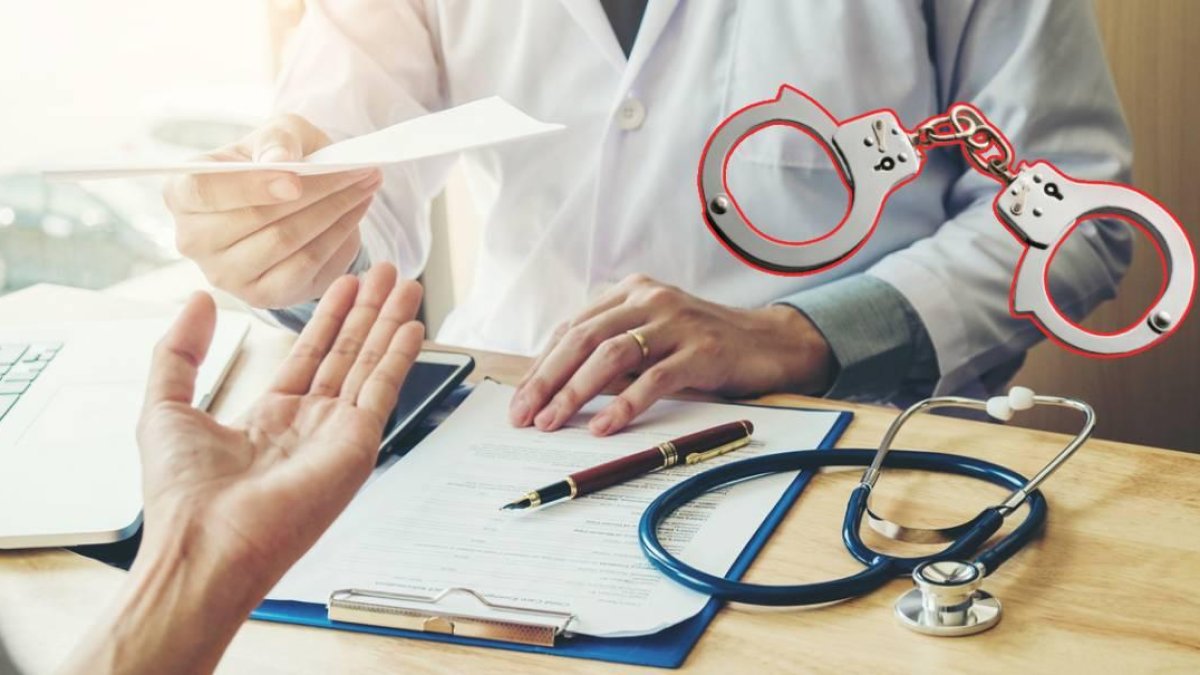 Задържаха баба и служител на здравен център в Дупница заради фалшиви болнични листове