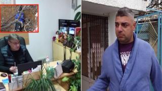 Мъж нахлу във ВиК по халат и с шампоан (видео)
