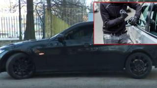 Крадец открадна автомобил с майка и дете на задната седалка (видео)