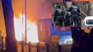 Стотици бяха арестувани в Берлин в новогодишната нощ (видео)