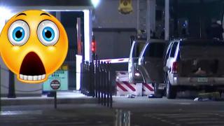 Кола се вряза в една от портите на Белия дом (видео)