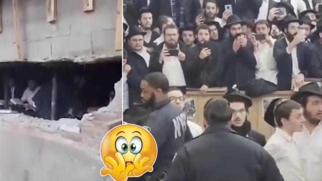 Таен тунел в синагога в Ню Йорк доведе до сбиване (видео)